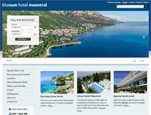 Tablet Screenshot of hotelmaestralbrela.com